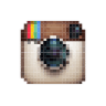 Instgram pixel icon